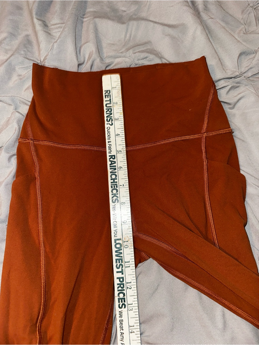 lululemon athletica Rust Orange High-Rise Leggings - Picture 7 of 10